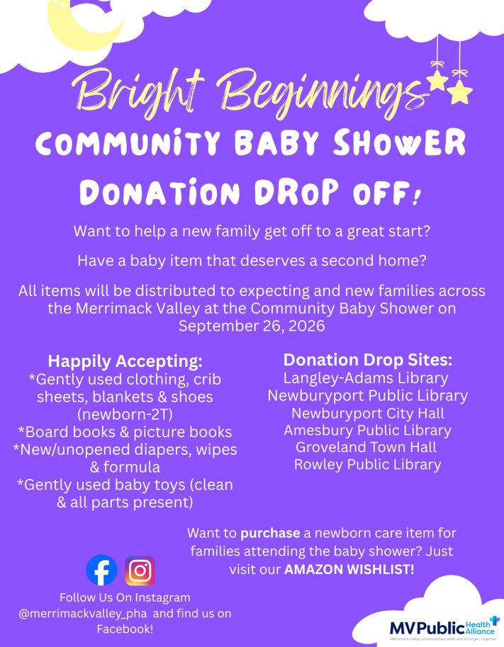 Bright Beginnings Community Baby Shower Donation Drop Off